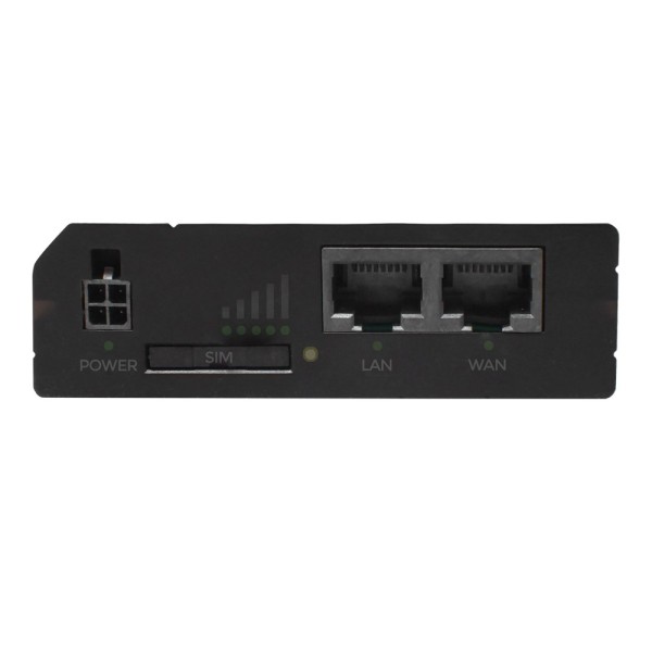 Teltonika Tk-Rut200 Teltonika Router 4G Industrial - 2 portas Ethernet RJ45 RV RJ45 Rápido Ethernet - 4G (LTE) CAT 4 Até 150Mbps