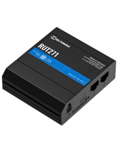 Teltonika Tk-Rut271 Teltonika Router Redcap 5G Industrial - 2 portas Ethernet RJ45 Rápido Ethernet - Redcap 5G até 223Mbps - 1x 2