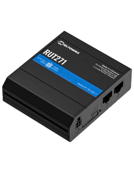 Comprar TELTONIKA TK-RUT271 Teltonika Router Redcap 5G Industrial - 2 puertos Ethernet RJ45 Fast Ethernet - Redcap 5G hasta 223M