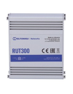 Teltonika TK-Rut300 Teltonika Router Industrial - 5 portas Ethernet RJ45 Rápido Ethernet - USB 2.0 - 2x Bilhetes + 2 Saídas Digi 2