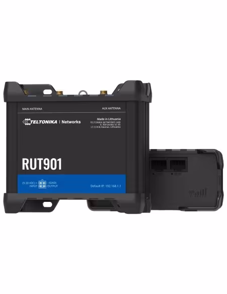 Comprar TELTONIKA TK-RUT901 Router Industrial 4G LTE Cat 4 (150/50 Mbps)  - Resiliencia con Dual SIM y failover automático  - 