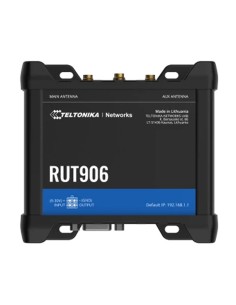 Comprar TELTONIKA TK-RUT906 Teltonika Router 4G Industrial - 4 puertos Ethernet RJ45 Fast Ethernet - Dual SIM 4G (LTE) Cat 4 has