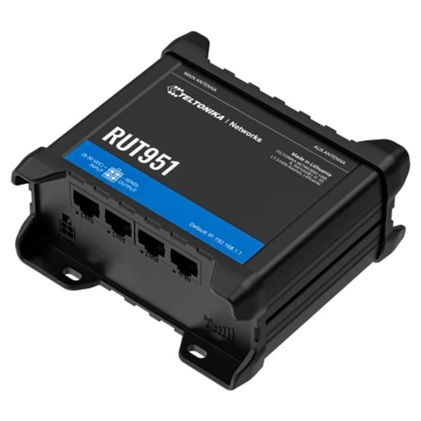 Acheter TELTONIKA TK-RUT951 Routeur industriel 4G LTE Cat 4 (150/50 Mbps) - Connectivité Wi-Fi avec fonction de point d’accès - 
