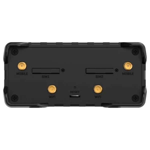 Teltonika Tk-Rut951 Teltonika Router 4G Industrial - 4 portas Ethernet RJ45 RJ45 Rápido Ethernet - Dual Sim 4G (LTE) Cat 4 até 1