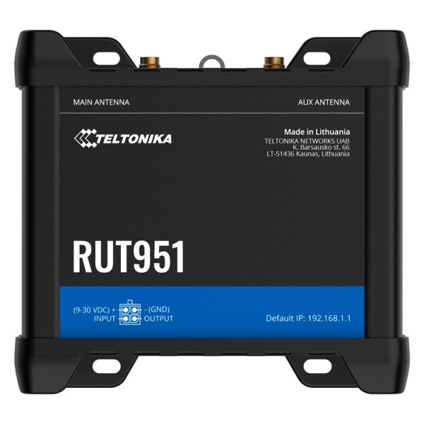 Comprar TELTONIKA TK-RUT951-POE+ Teltonika Router 4G Industrial - 4 puertos Ethernet RJ45 Fast Ethernet - 4 puertos PoE 802.3af/
