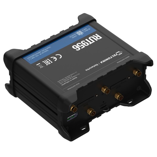 Comprar TELTONIKA TK-RUT956 Router Industrial 4G LTE Cat 4 (150/50 Mbps)  - Interfaces Seriales RS232 y RS485 integradas  - Re