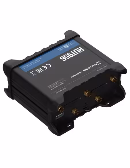 Acheter TELTONIKA routeur industriel TK-RUT956 4G LTE Cat 4 (150/50 Mbps)  
- Interfaces série RS232 et RS485 intégrées  
- Re