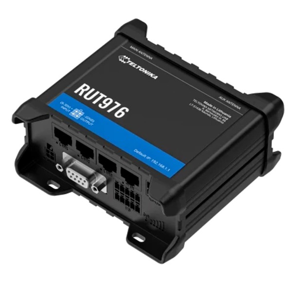 Kaufen TELTONIKA TK-RUT976 Industrie-Router 5G RedCap und 4G LTE Cat 4  
- Integrierte serielle Schnittstellen RS232 und RS485  