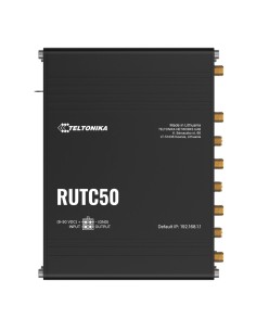 Acheter TELTONIKA Routeur industriel TK-RUTC50 Teltonika 5G et Wi-Fi 6  
- Vitesses 5G ultra-élevées jusqu’à 3,4 Gbit/s  
- Wi-F