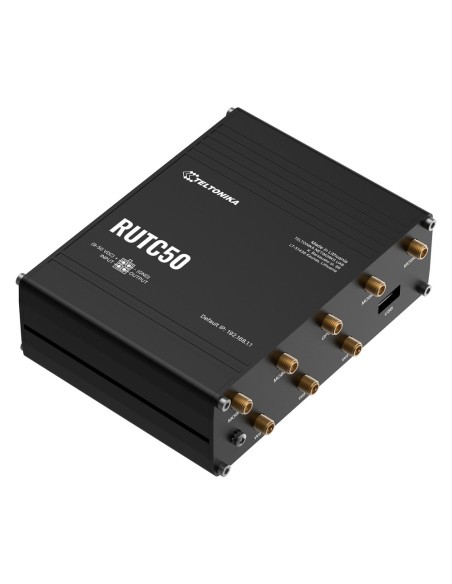 Kaufen TELTONIKA TK-RUTC50 Industrie-Router Teltonika 5G und Wi-Fi 6  
- Ultra-hohe 5G-Geschwindigkeiten von bis zu 3,4 Gbit/s  