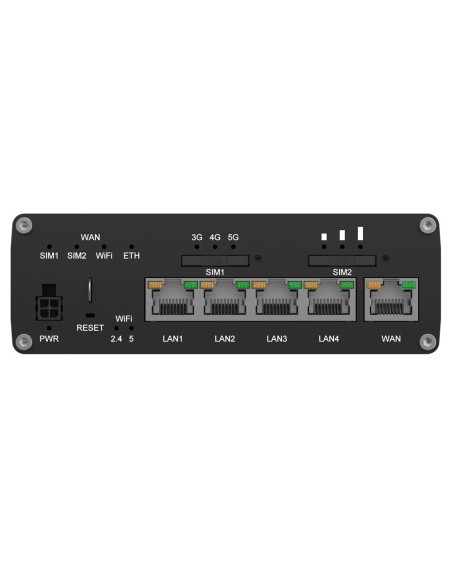 Teltonika TK-Rutc50 Teltonika Router 5G Industrial - 5G Sub-6GHZ SA / NSA - Dual Dual Sim Modem - Wi-Fi 6 - Posicionamento do GN
