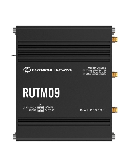 Comprar TELTONIKA TK-RUTM09 Teltonika Router 4G Industrial - Dual SIM 4G Cat 6 - 1x Entrada/Salida Digital - Posicionamiento GNS