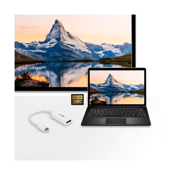 Comprar ATEN 977436 ATEN Adaptador de Mini DisplayPort a HDMI VC980-AT