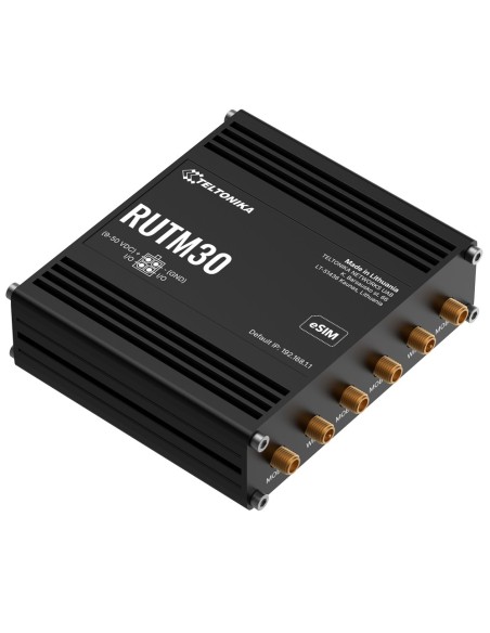 Acheter TELTONIKA TK-RUTM30 routeur industriel Teltonika 5G - basculement automatique entre WAN, mobile et Wi-Fi - connectivité 