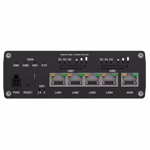 Acheter le routeur industriel double TK-RUTM52 TELTONIKA 5G pour une haute vitesse - Deux modems 5G pour une connexion toujours 