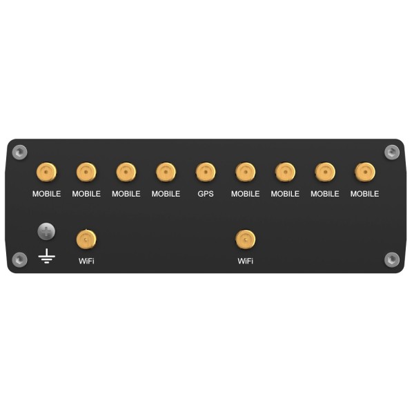 Teltonika TK-Rutm52 Teltonika Router Industrial 5G - Modem Duplo 5G Sub-6GHz SA / NSA - 5 portas 10/100 / 1000Mbps - até 2.1 / 3