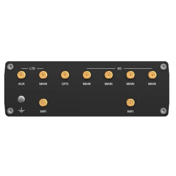 Teltonika TK-Rutm56 Teltonika Router Industrial 5G - Modem Duplo (1x Modem 5G, 1x Modem 4G) - 5 portas 10/100 / 1000Mbps - WiFi 