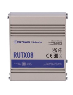 Kaufen Sie TELTONIKA TK-RUTX08 leistungsstarker industrieller Gigabit-Router mit Ethernet – 4 RJ45-Ports mit 10/100/1000 Mbit/s  2