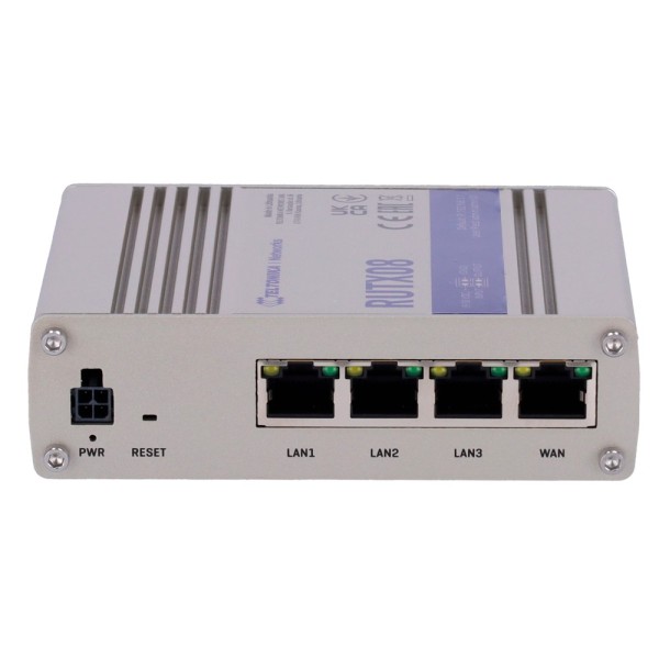 Acheter TELTONIKA TK-RUTX08 Routeur industriel Gigabit Ethernet puissant - 4 ports RJ45 10/100/1000 Mbps - CPU ARM quadricœur