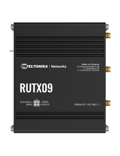 Teltonika Tk-Rutx09 Teltonika Router 4G Industrial - Dual SIM 4G Cat 6 - 1x Entrada Digital / Saída - Habitação de Alumínio - Po