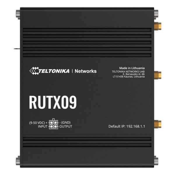 Comprar TELTONIKA TK-RUTX09 Teltonika Router 4G Industrial - Dual SIM 4G Cat 6 - 1x Entrada/Salida Digital - Carcasa Aluminio - 