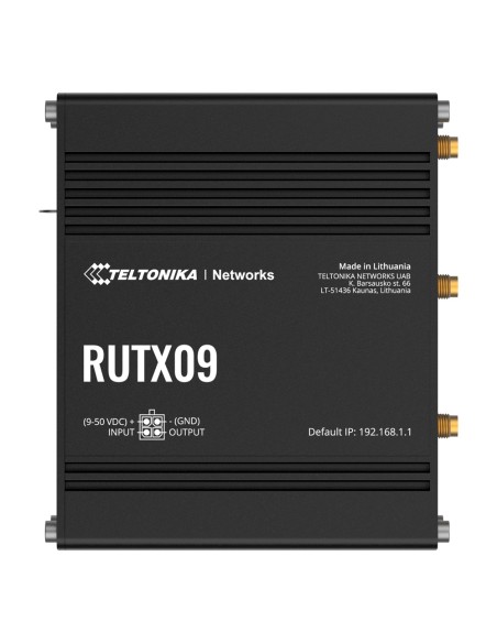 Comprar TELTONIKA TK-RUTX09 Teltonika Router 4G Industrial - Dual SIM 4G Cat 6 - 1x Entrada/Salida Digital - Carcasa Aluminio - 