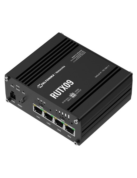 Comprar TELTONIKA TK-RUTX09 Teltonika Router 4G Industrial - Dual SIM 4G Cat 6 - 1x Entrada/Salida Digital - Carcasa Aluminio - 