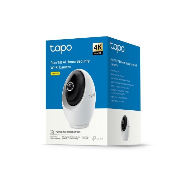 Comprar TP-LINK 1408525 TP-LINK TAPO C260 PAN/TILT AI HOME SECURITY WI-FI CAMERA SPEC: 4K 8MP (3840×2160), 2.4G/5GHZ, HORIZONTAL