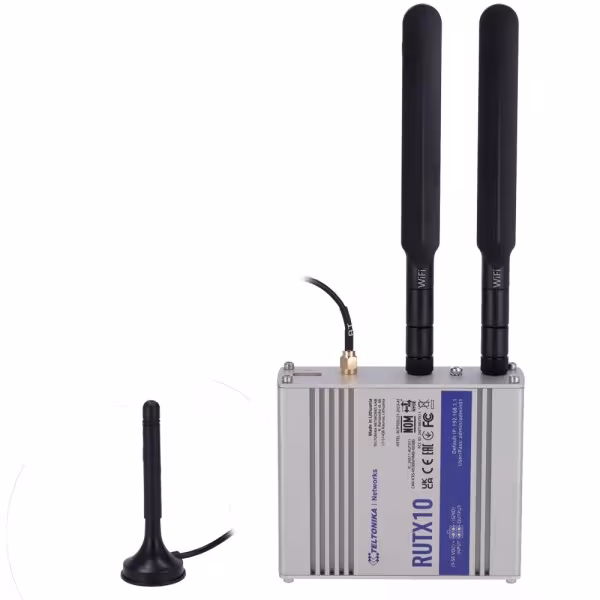 Comprar TELTONIKA TK-RUTX10 Teltonika Router Industrial Wi-Fi de alta gama - Wi-Fi 5 Wave 2 Dual-Band hasta 867 Mbps - 4 puertos