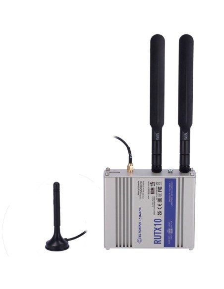 Comprar TELTONIKA TK-RUTX10 Teltonika Router Industrial - Wi-Fi 5 - Bluetooth LE 4.0 - 4 puertos Ethernet RJ45 Gigabit - USB 2.0