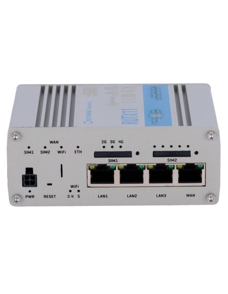 Kaufen Sie den industriellen Router TELTONIKA TK-RUTX11 4G LTE Cat 6 bis zu 300 Mbit/s – Ausfallsicherheit mit Dual SIM und auto