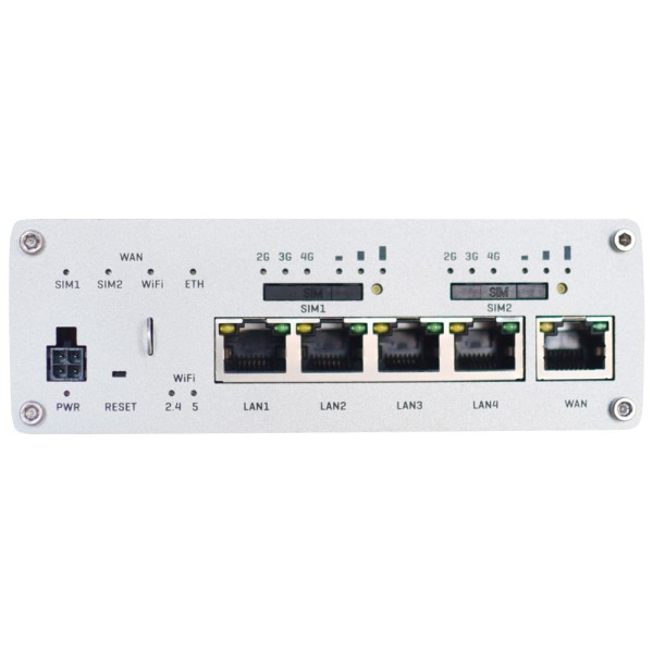 Comprar TELTONIKA TK-RUTX12 Router Industrial Dual LTE Cat 6 hasta 600 Mbps  - Failover instantáneo con doble SIM y eSIM  - Wi