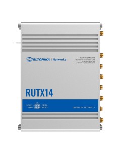 Acheter TELTONIKA TK-RUTX14 Routeur industriel 4G LTE Cat 12 jusqu’à 600 Mbps  
- Résilience totale avec double SIM et basculeme