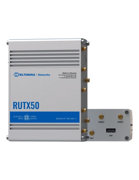 Comprar TELTONIKA TK-RUTX50 Teltonika Router 5G Industrial - 5G Sub-6Ghz SA/NSA  - Doble Módem Dual SIM  - Wi-Fi 5 - Posicionami