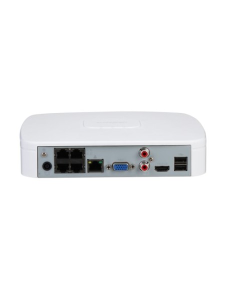 Comprar DAHUA 1406860 (DHI-NVR4104-P-4KS3) DAHUA GRABADOR IP 4 CANALES POE, 1U SMART LITE BLANCO 1.0.01.23.15691-9003