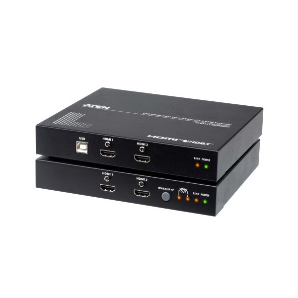 Comprar ATEN 1406766 ATEN Extensor KVM USB HDMI Dual view HDBaseT 2.0 (4K a 100 m para single view) CE824-AT-G