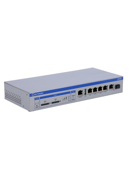 Teltonika TK-Rutxr1 Teltonika Router 4G Industrial - Dual SIM 4G CAT 6 - Wi-Fi 5 - 4 portas Ethernet RJ45 Gigabit - Puerto SFP 