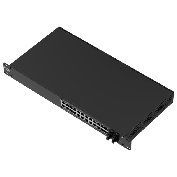 Comprar TELTONIKA TK-SWM280 Teltonika SWM280 L2+ Managed Industrial Switch - 24 Puertos Gigabit RJ45 con 12 salidas PoE+ - 4 Ran