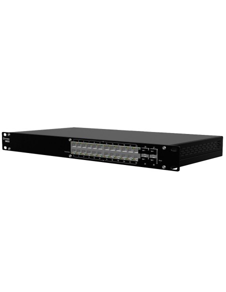 Teltonika TK-SWM282 Teltonika Interruptor Poe Layer 3 - 24 portas Poe Gigabit + 4 SFP Gigabit - 30w por porta 802.3AF / AT / MÁX