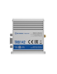 Acheter TELTONIKA TK-TRB142 Passerelle industrielle Teltonika 4G LTE Cat 1 - Connectivité fiable avec 4G LTE à faible consommati