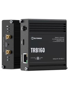 Teltonika TK-TRB160 Teltonika Gateway 4G Industrial - 4G Cat 4 / 3G / 2G - Porta Ethernet RJ45 10/100 / 1000Mbps - Design compac
