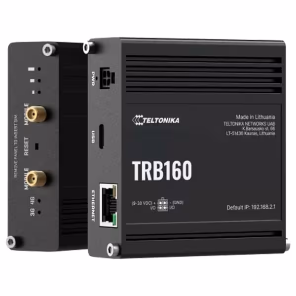 Acheter TELTONIKA TK-TRB160 Routeur industriel Teltonika 4G LTE Cat 6 - Connectivité haut débit jusqu’à 300 Mbps - Port Gi