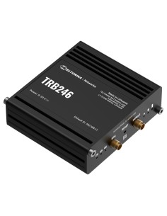 Teltonika TK-TRB246 Teltonika Gateway 4G Industrial - 4G Cat 4 / 3G / 2G - RJ45 10 / 100Mbps - Portas RS232 e RS485 - Dual 2