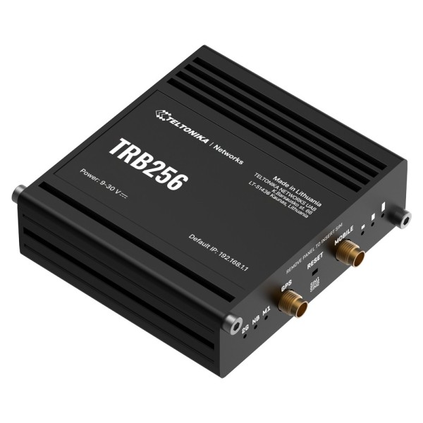 Comprar TELTONIKA TK-TRB256 Teltonika Gateway 4G Industrial - LTE Cat M1/Cat MB1, NB2/EGPRS  (no simultaneo) - Puerto RJ45 10/10