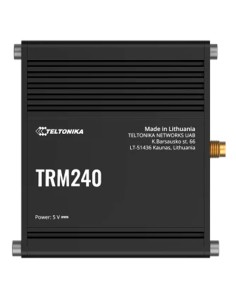 Teltonika TK-TrM240 Teltonika Modem 4G Industrial - 4G Cat 1 / 3G / 2G - Micro USB Connector - Design compacto