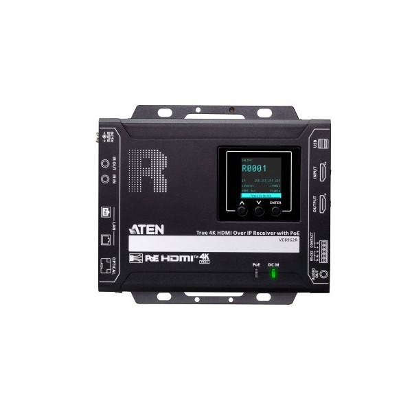 Comprar ATEN 1405370 ATEN PREMIUM MODEL (CONSULTAR) RECEPTOR HDMI TRUE 4K SOBRE IP POE CON USB PERIPHERAL SUPPORT AND IR / RS-23