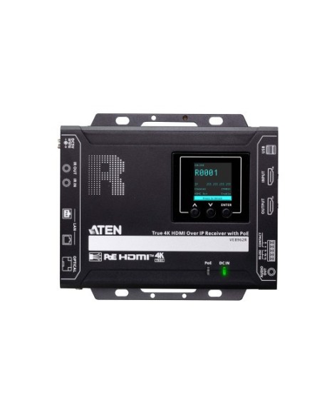 Comprar ATEN 1405370 ATEN PREMIUM MODEL (CONSULTAR) RECEPTOR HDMI TRUE 4K SOBRE IP POE CON USB PERIPHERAL SUPPORT AND IR / RS-23