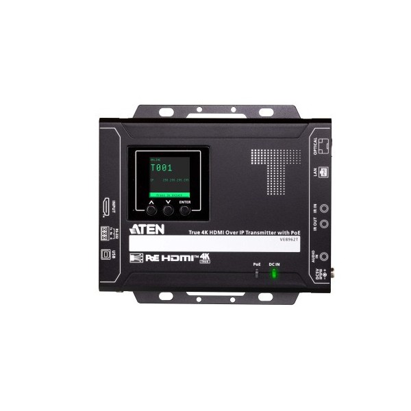 Comprar ATEN 1405369 ATEN PREMIUM MODEL (CONSULTAR) TRANSMISOR HDMI TRUE 4K SOBRE IP POE CON USB PERIPHERAL SUPPORT AND IR / RS-