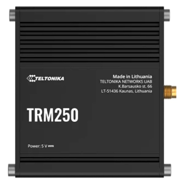Comprar TELTONIKA TK-TRM250 Teltonika Módem LTE Industrial - LTE Cat-M1/NB-IoT/EGPRS - Conector Micro USB - Diseño Compacto TK-T