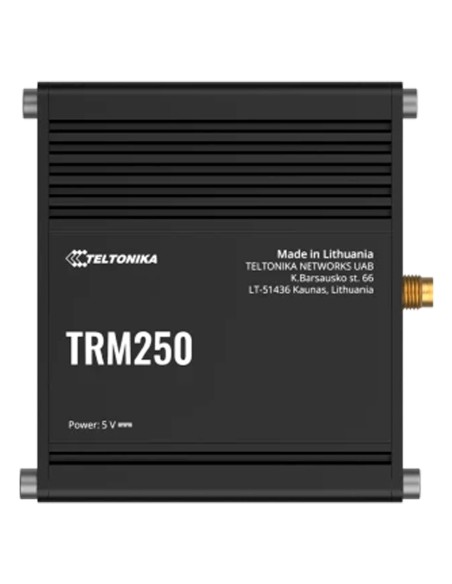Teltonika TK-TRM250 Teltonika Modem LTE Industrial - LTE CAT-M1 / NB-IOT / EGPRS - Micro conector USB - Design compacto